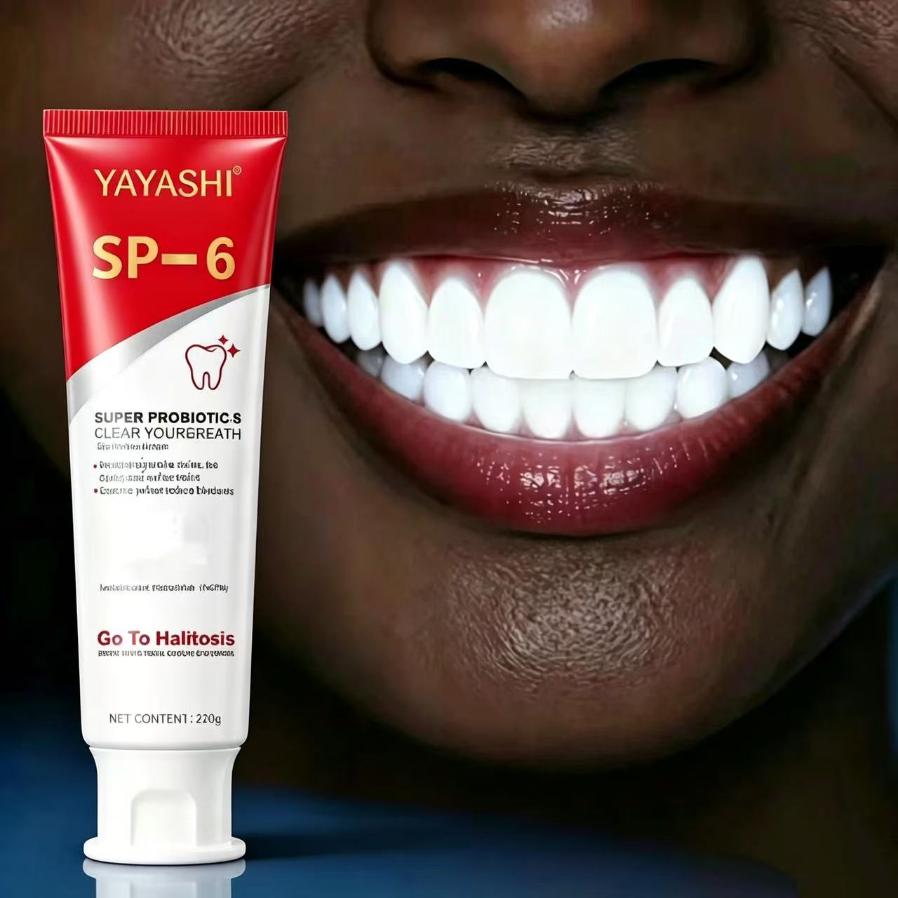 Teeth Whitening Best - Pasta do zębów Sp-6 Probiotyczna, rozjaśniająca,