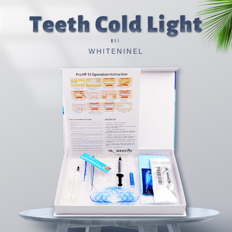 Teeth Whitening With Peroxide - Profesjonalny zestaw do wybielania zębów żel