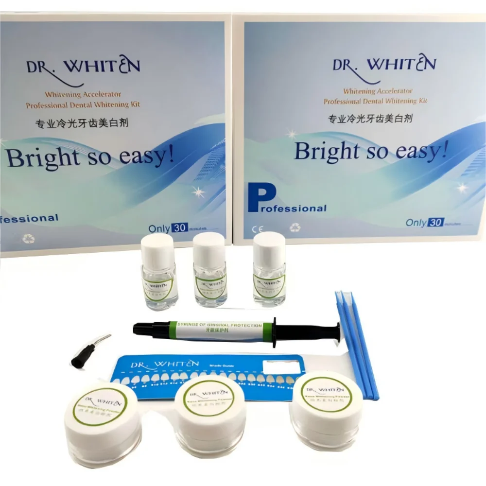 Teeth Whitening With Peroxide - Zestaw do wybielania zębów 35% HP