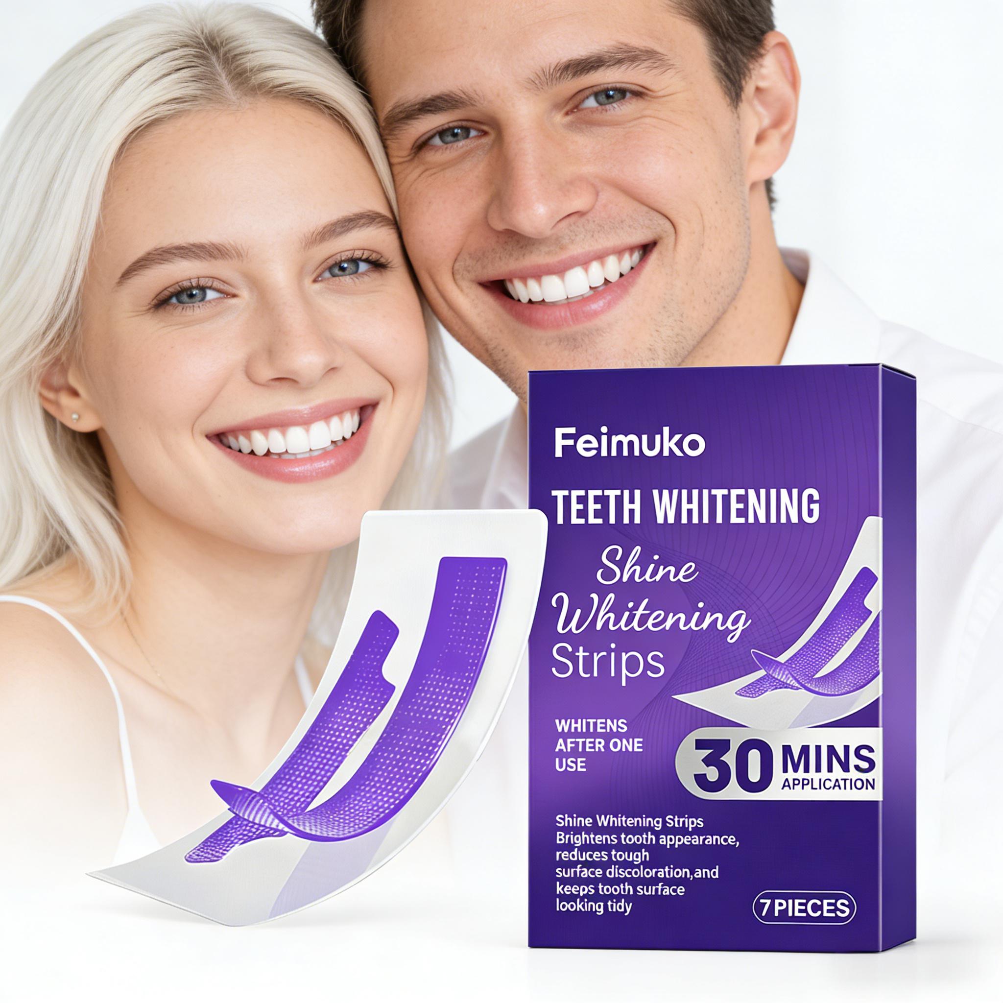 Teeth Whitening Best - Paski do wybielania zębów redukujące wrażliwość,