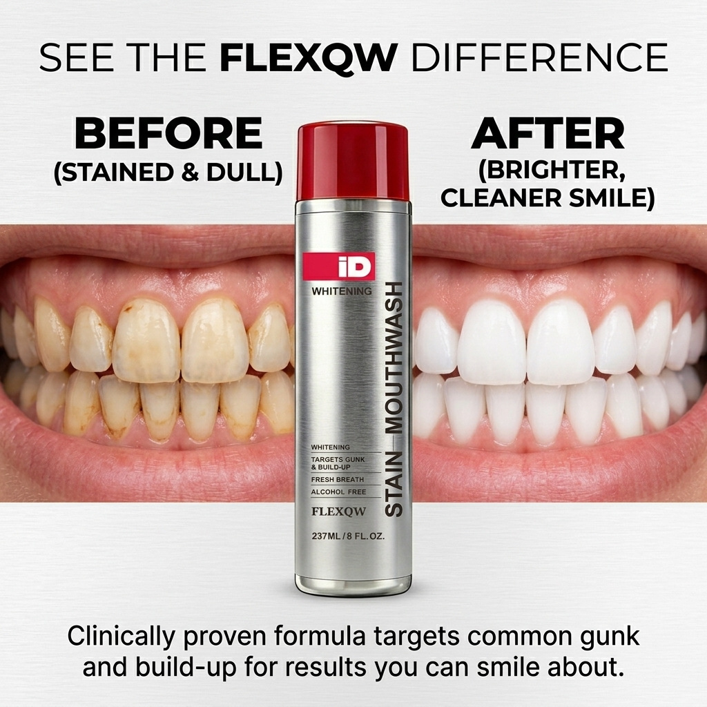 Teeth Whitening With Peroxide - Hismile ID Wybielająca płyn do płukania