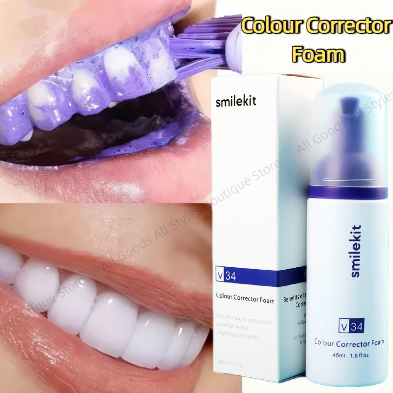Teeth Whitening Best - 45ml Smilekit Purple Tooth Mousse Usuwa